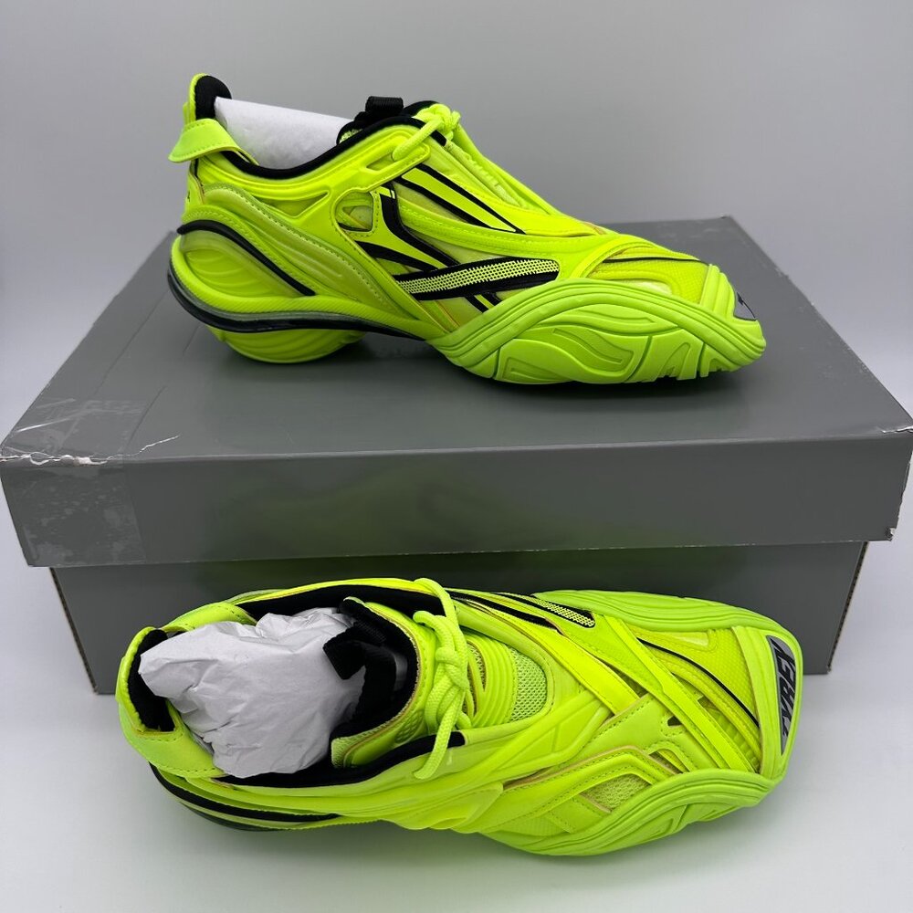 Balenciaga Women's Tyrex Low Top Athleticâ Sneaker, Size EU37/US7, Fluo Yellow - Picture 5 of 15